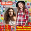 HOMFUN 120 Colors Resin + Fairy Dust + AB Drill Photo Custom Customizable For Any Image DIY 5D Mosaic Embroidery Birthday Gift