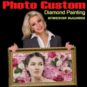 5D DIY Diamond Painting Photo Custom Picture Rhinestones Diamond Embroidery Beadwork gift Cross Stitch 3D Home Decor zx